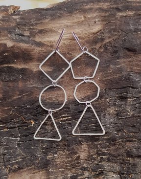 Sterling Silver & Niobium Earrings-jewellery-HYDRO SURF