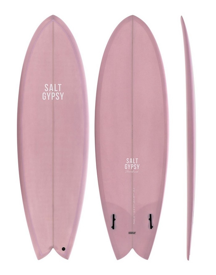 pink surf board