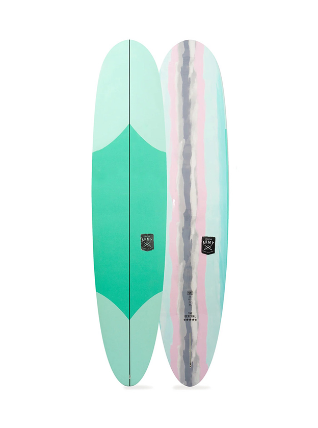 O&E Creative Army The General Epoxy Soft Longboard