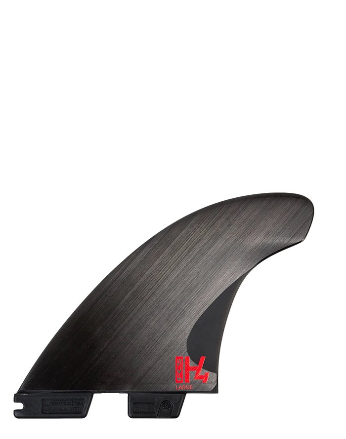 FCS II H4 Smoke Tri Set Fins - FCS 2 Fins for Surfboards FCS II