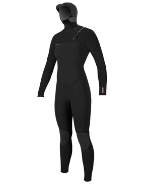 O'Neill Women's Hyperfreak 5.5x4.5mm Hooded Wetsuit Chest Zip Steamer-wetsuits-HYDRO SURF