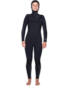 O'Neill Womens Hyper Fire X 5x4 mm Hooded Chest Zip Wetsuit