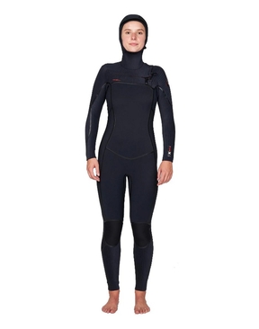 O'Neill Womens Hyper Fire X 5x4 mm Hooded Chest Zip Wetsuit-wetsuits-HYDRO SURF