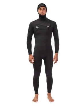 Vissla 7 Seas 5x4x3mm Hooded Chest Zip Wetsuit-wetsuits-HYDRO SURF