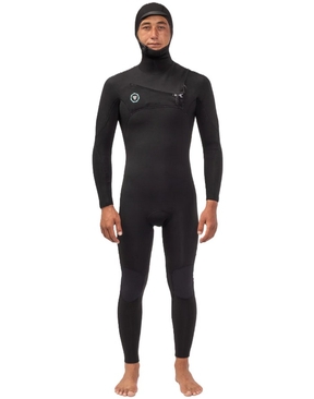 Vissla 7 Seas 5x4x3mm Hooded Chest Zip Wetsuit-wetsuits-HYDRO SURF