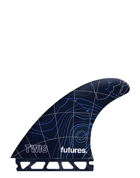 Futures Twiggy Big Wave Fiberglass Tri - Quad Set Fins-futures-fins-HYDRO SURF