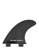 Ocean & Earth Poly Carbonate 3 fin Set - Dual Tab