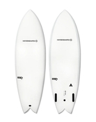 HS Hypto Krypto Twin Futureflex Surfboard - FCSII - Hayden Shapes