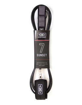 Ocean & Earth Sunset 7ft Moulded Leashes -surf-hardware-HYDRO SURF