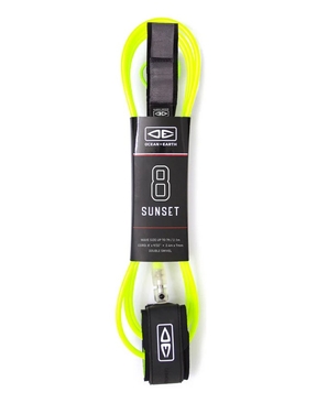 Ocean & Earth Sunset 8ft Moulded Leashes -surf-hardware-HYDRO SURF