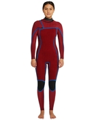 O'Neill Women's Hyper Fire 4x3mm Chest Zip Wetsuit