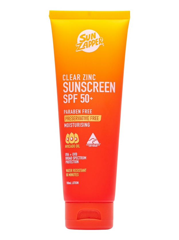 Sun Zapper Clear Zinc Sunscreen 100ml