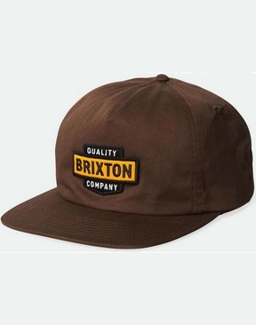 Brixton Osborn MP Snapback Cap - Pinecone Brown-accessories-HYDRO SURF