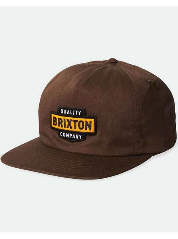 Brixton Osborn MP Snapback Cap - Pinecone Brown