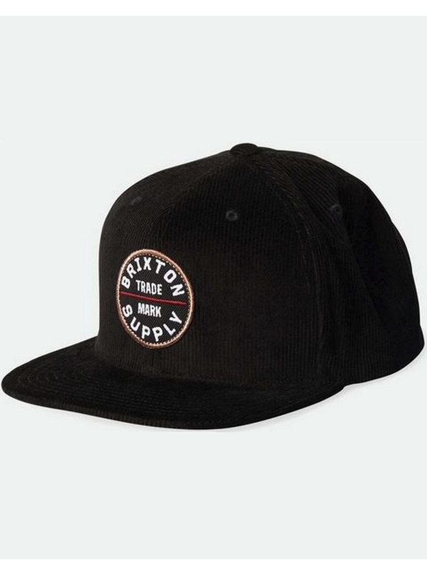 Brixton Oath III Snapback Cap - Black Cord