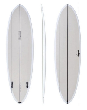 JS Industries Big Baron Mid Length PE Surfboard - Tan Colour-surfboards-HYDRO SURF