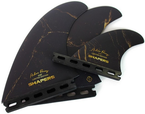 Shapers Asher Pacey 5.59 Black Gold Twin Fin - (Futures)