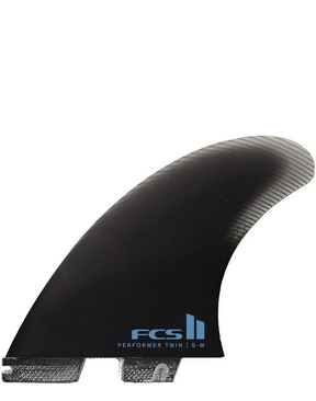 FCS II Performer Twin+1 PG Twin Fins-surfboard-fins-HYDRO SURF