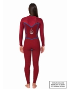 O'Neil Womens Hyper Fire X 4x3mm Chest Zip Wetsuit